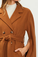 Load image into Gallery viewer, The Audrey Split Sleeve Cape Wool Coat
