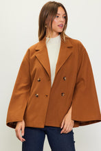 Load image into Gallery viewer, The Audrey Split Sleeve Cape Wool Coat
