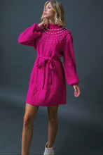 Load image into Gallery viewer, The Barbie Pearl Sweater Dress
