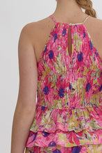 Load image into Gallery viewer, The Edyn Floral Halter Top
