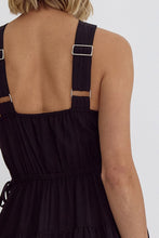 Load image into Gallery viewer, The Black Edith Side Tie Dress
