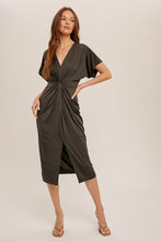 Load image into Gallery viewer, Charlotte Twist Front Midi Dress
