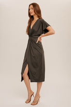 Load image into Gallery viewer, Charlotte Twist Front Midi Dress
