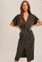 Load image into Gallery viewer, Charlotte Twist Front Midi Dress
