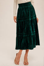 Load image into Gallery viewer, The Lily Velvet Midi Skirt
