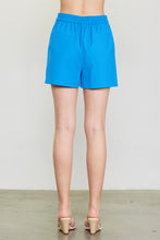 Load image into Gallery viewer, The Stevie Pintuck Shorts in Blue
