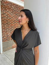 Load image into Gallery viewer, Charlotte Twist Front Midi Dress
