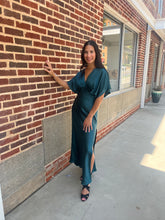 Load image into Gallery viewer, The Natasha Satin Blouson Dress
