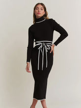 Load image into Gallery viewer, The Beatrice Contrast Sweater Dress
