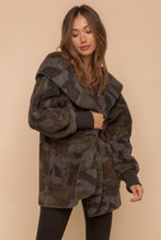Load image into Gallery viewer, The Camo Oversize Cardigan Sherpa

