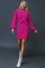 Load image into Gallery viewer, The Barbie Pearl Sweater Dress
