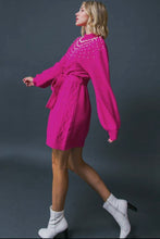 Load image into Gallery viewer, The Barbie Pearl Sweater Dress
