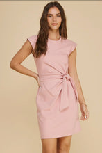 Load image into Gallery viewer, The Mila Side Knot Dress in Lavender

