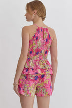 Load image into Gallery viewer, The Edyn Floral Halter Top
