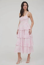 Load image into Gallery viewer, The Joanne Floral Back Tie Tiered Maxi Dress
