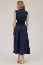Load image into Gallery viewer, The Edea Smocked Waist Zipper Dress
