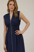Load image into Gallery viewer, The Edea Smocked Waist Zipper Dress
