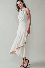 Load image into Gallery viewer, The Asymmetrical Drape Neck Dress
