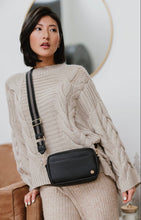 Load image into Gallery viewer, THE BLACK ALL WAYS CROSSBODY BAG
