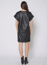 Load image into Gallery viewer, The Rachelle Shift Faux Leather Dress
