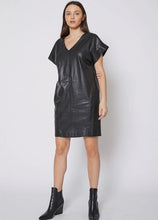 Load image into Gallery viewer, The Rachelle Shift Faux Leather Dress
