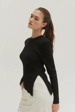 Load image into Gallery viewer, The Cresida Asymmetrical Hem Sweater
