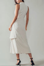 Load image into Gallery viewer, The Asymmetrical Drape Neck Dress
