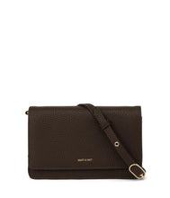 Load image into Gallery viewer, BEE PURITY 2 IN 1 CROSSBODY CLUTCH IN TRUFFLE
