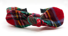 Load image into Gallery viewer, Little Girls Large Tartan Plaid Knotted Headband
