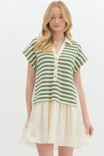 Load image into Gallery viewer, The Emory Stripe Mix Media Dress
