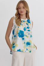Load image into Gallery viewer, The Elaine Floral Sleeveless Blouse

