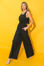 Load image into Gallery viewer, Poplin Popover Back Jumpsuit
