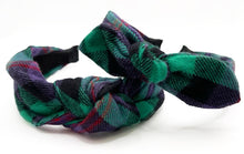 Load image into Gallery viewer, Women&#39;s Purple/Green Knotted Headband
