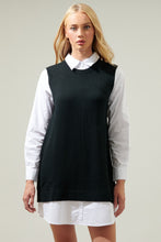 Load image into Gallery viewer, The Marianna Mixed Media Poplin Sweater Dress
