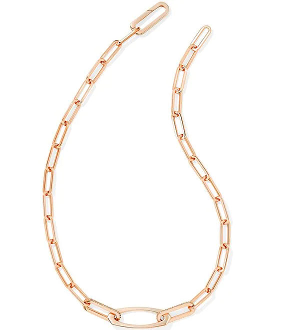 Adeline Chain Necklace in ROSEGOLD