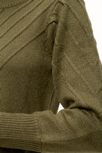 Load image into Gallery viewer, Ottoman Stitch Detail Sweater Dress
