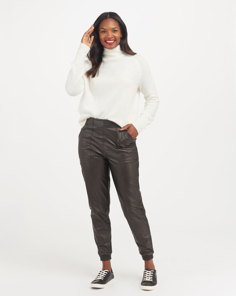 SPANX Faux Leather Joggers