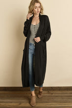 Load image into Gallery viewer, Open Front Duster Cardigan
