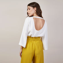 Load image into Gallery viewer, Belted Wide Leg Crop Trousers

