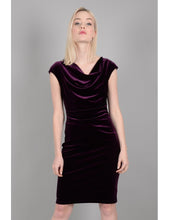 Load image into Gallery viewer, Velvet Drape Dress
