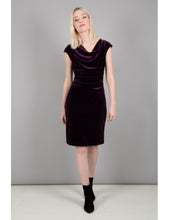 Load image into Gallery viewer, Velvet Drape Dress
