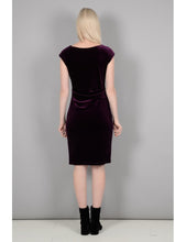 Load image into Gallery viewer, Velvet Drape Dress
