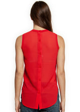 Load image into Gallery viewer, Sleeveless Button Back Blouse

