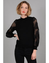 Load image into Gallery viewer, Lace Sleeve Blouse

