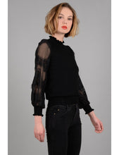 Load image into Gallery viewer, Lace Sleeve Blouse
