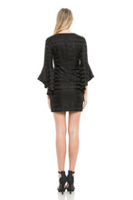 Load image into Gallery viewer, Cascading Sleeve Shift Dress
