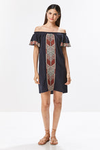 Load image into Gallery viewer, Tribal Print Off Shoulder Dress
