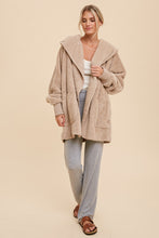 Load image into Gallery viewer, Sherpa Hooded Jacket
