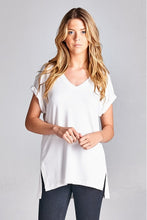 Load image into Gallery viewer, Boxy V-neck Tee

