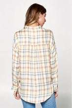 Load image into Gallery viewer, Running Plaid Blouse
